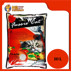 FUSSIE CAT LITTER PEACH 10L