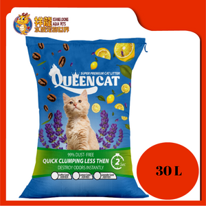 QUEENCAT [COFFEE] CAT LITTER 30L