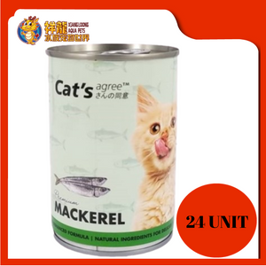 CAT'S AGREE PREMIUM MACKEREL 400G X 24 UNIT