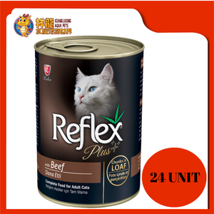 REFLEX PLUS BEEF CHUNK IN LOAF PATE 400G X 24 UNIT