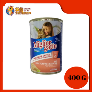 MIGLIORGATTO PATE TUNA & SALMON 400G