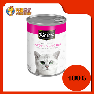 KITCAT SARDINE & CHICKEN 400G