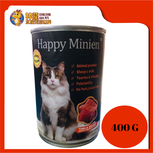 HAPPY MINIEN TUNA & SALMON PATE 400G