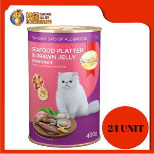 SMART HEART SEAFOOD PLATTER IN PRAWN JELLY 400G X 24UNIT