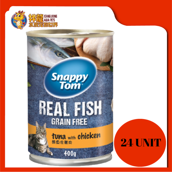 SNAPPY TOM TUNA WITH CHICKEN 400G X 24UNIT