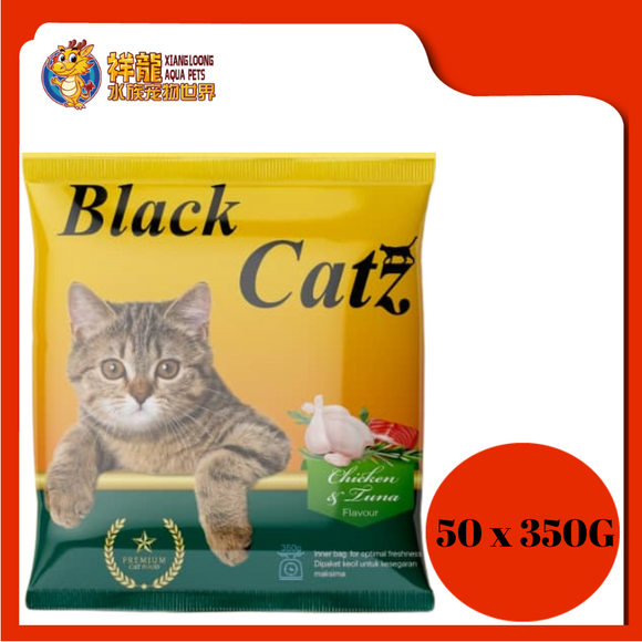 BLACK CATZ CHICKEN & TUNA 50X350G