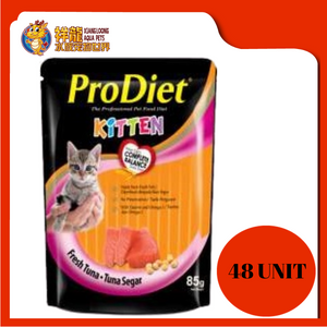 PRODIET POUCH KITTEN FRESH TUNA 85G x 48UNIT