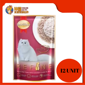 REFINE SELECTED TUNA W CHIC FLAKE (12 UNIT X 70G)