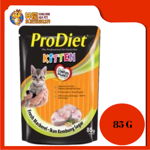 PRODIET POUCH KITTEN FRESH MACKEREL 85G