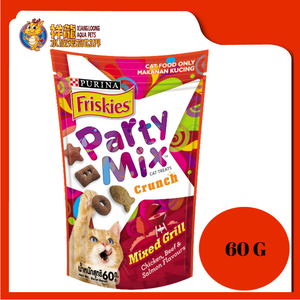 FRISKIES PARTY MIX MIXED GRILL CRUNCH 60G