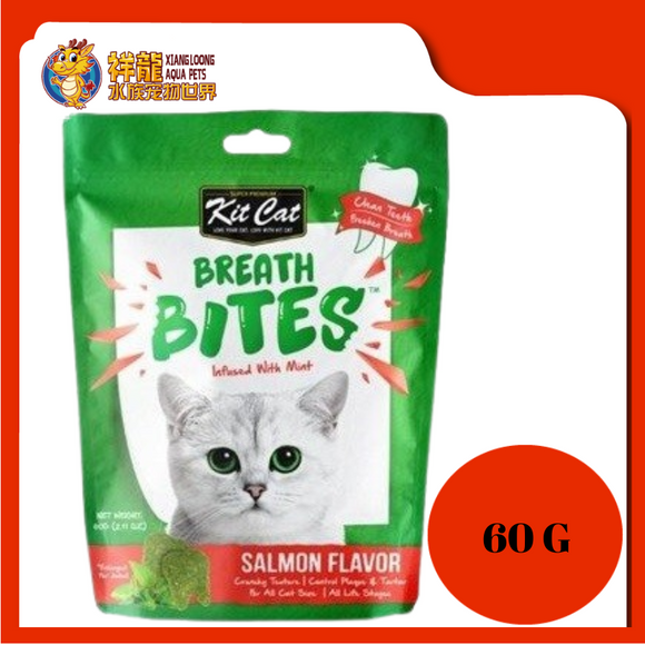 KIT CAT BREATH BITES SALMON 60G (KCB-7076)