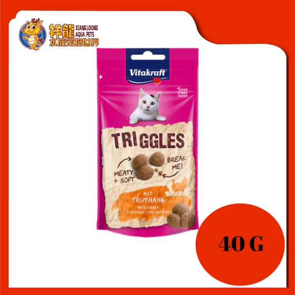 VITAKRAFT CAT TRIGGLES WITH TURKEY 40G