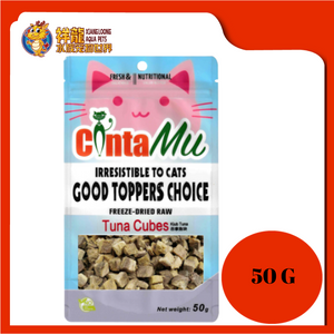 CINTAMU CAT DRIED RAW TUNA CUBES 50G