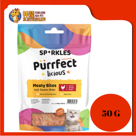 SPARKLES SOFT CHICKEN STRIPS 50G