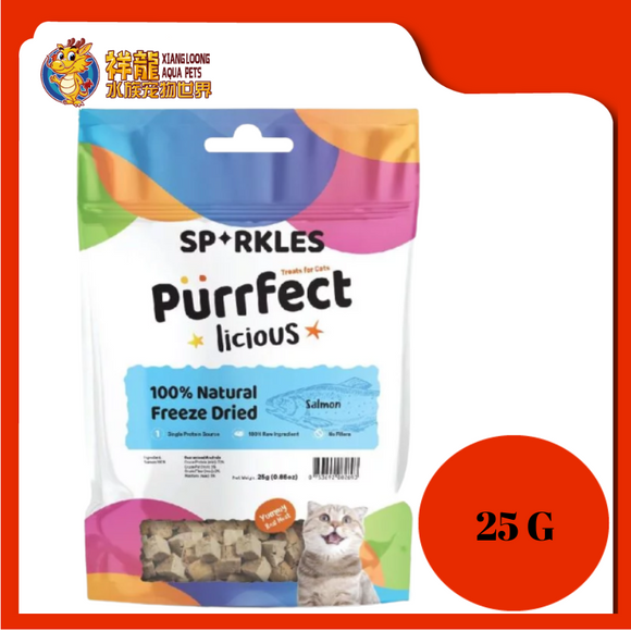 SPARKLES FREEZE DRIED SALMON 25G