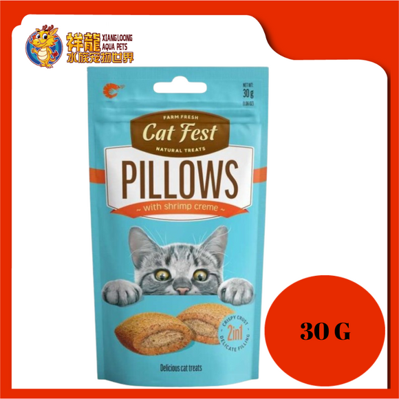 CAT FEST PILLOWS WITH SHRIMP CREAM 30G