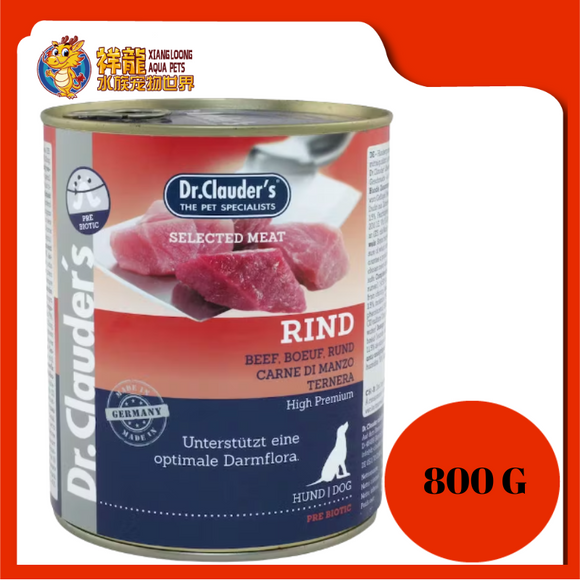 DR CLAUDER'S MEAT BEEF PREBIOTIC 800G