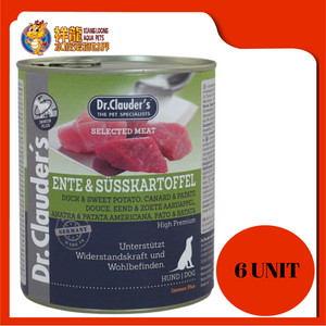 DR CLAUDER'S MEAT DUCK & POTATO PREBIOTIC 800G X 6UNIT