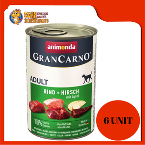 GRANCARNO ADULT DEER + APPLE 400G X 6UNIT