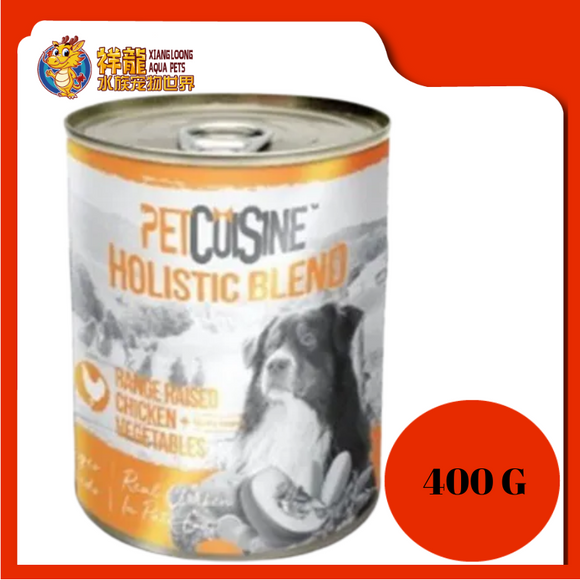 PETCUISINE HOLISTIC BLEND CHICKEN + VEGETABLES 24 X 400G