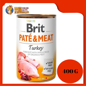 BRIT PATE & MEAT TURKEY 400G