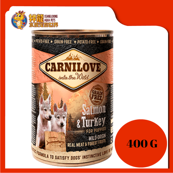 CARNILOVE SALMON & TURKEY PUPPIES 400G