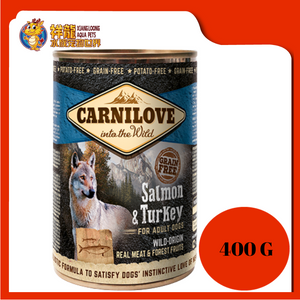 CARNILOVE SALMON & TURKEY 400G