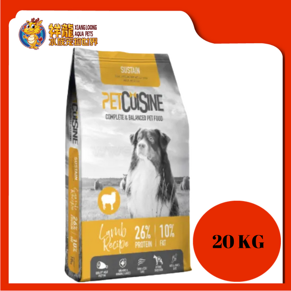 PETCUISINE SUSTAIN LAMB RECIPE 20KG