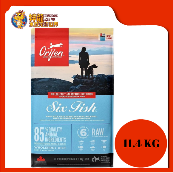 ORIJEN 6 FISH DOG 11.4KG