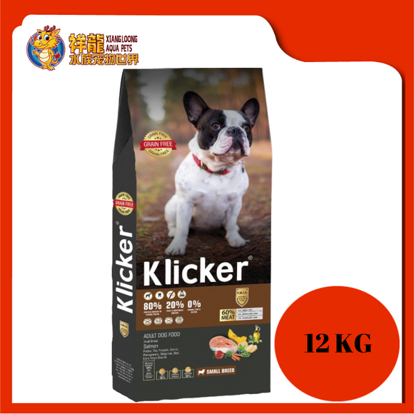 KLICKER ADULT DOG SALMON MINI SMALL 12KG