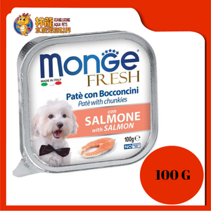 MONGE TRAY FRESH SALMON 100G