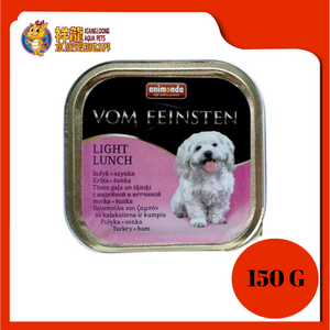 ANIMONDA VOM FEINSTEN LIGHT LUNCH TURKEY+HAM DOG FOOD 150G