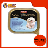 ANIMONDA VOM FEINSTEN CHICKEN + POLLACK DOG FOOD 150G X 22UNIT