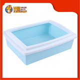 SQUARE CAT LITTER WITH COVER 39CM x 29CM x 11CM [CAT TOILET]