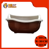 LITTER BOX WITH SKIRTING 40CM x 30CM x 14CM [CAT TOILET]