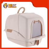 CAT LITTER PAN WITH TWO LITTER SCOOP 60CM x 46CM x 36CM [CAT TOILET]