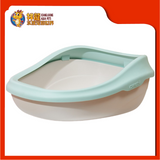 HIGHBACK LITTER TRAY [L] WITH COVER 51CM x 44CM x 22CM [CAT TOILET]