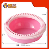 ROUND LITTER TRAY WITH COVER 40CM x 40CM x 18CM [CAT TOILET]