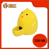 CERAMIC CHICKEN DRINKING FEEDER 250ML 9X8CM