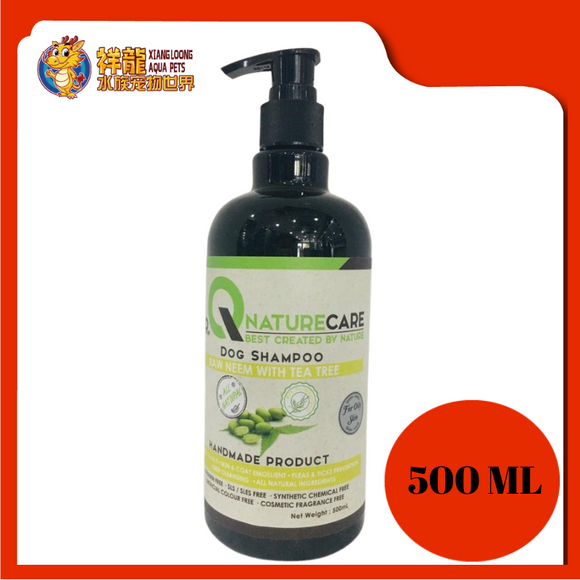 DR.Q DOG SHAMPOO 500ML [RAW NEEM & TEA TREE]