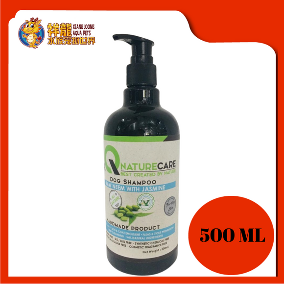 DR.Q DOG SHAMPOO 500ML [RAW NEEM & JASMINE]