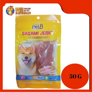 SASAMI JERKY SOFT CHICKEN JERKY SLICE 50G [JJ01]