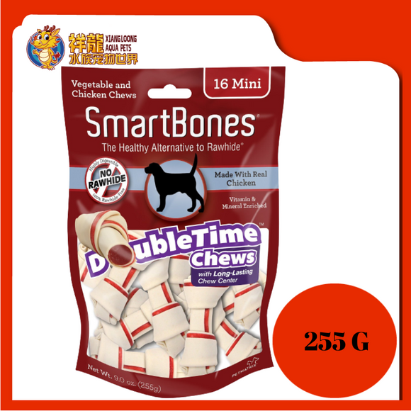 SMARTBONES DOUBLETIME BONES CHICKEN MINI 16PCS