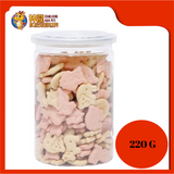 LUSCIOUS DOG BISCUIT [ANIMAL SHAPE] 220G