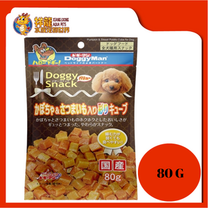 DOGGYMAN PUMPKIN & SWEET POTATO CUBE 80G [81825]