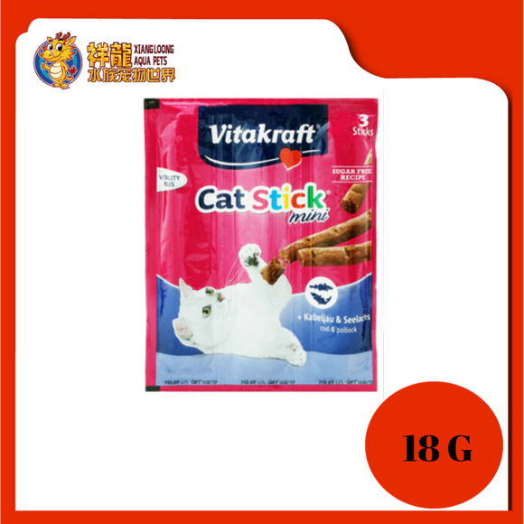 VITAKRAFT CATSTICK MINI COD & POLLOCK 18G