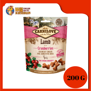 CARNILOVE CRUNCHY LAMB & CRANBERRIES 200G