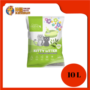 CINDY'S & FRIENDS KITTY LITTER GREEN TEA 10L