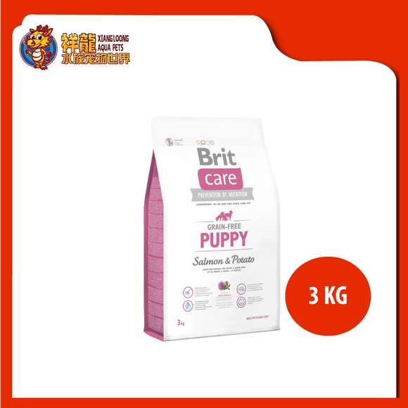 BRIT CARE GRAIN FREE PUPPY SALMON & POTATO 3KG