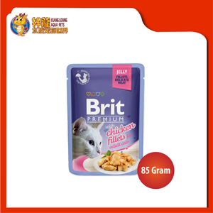 BRIT POUCH JELLY CHICKEN FILLET 85G